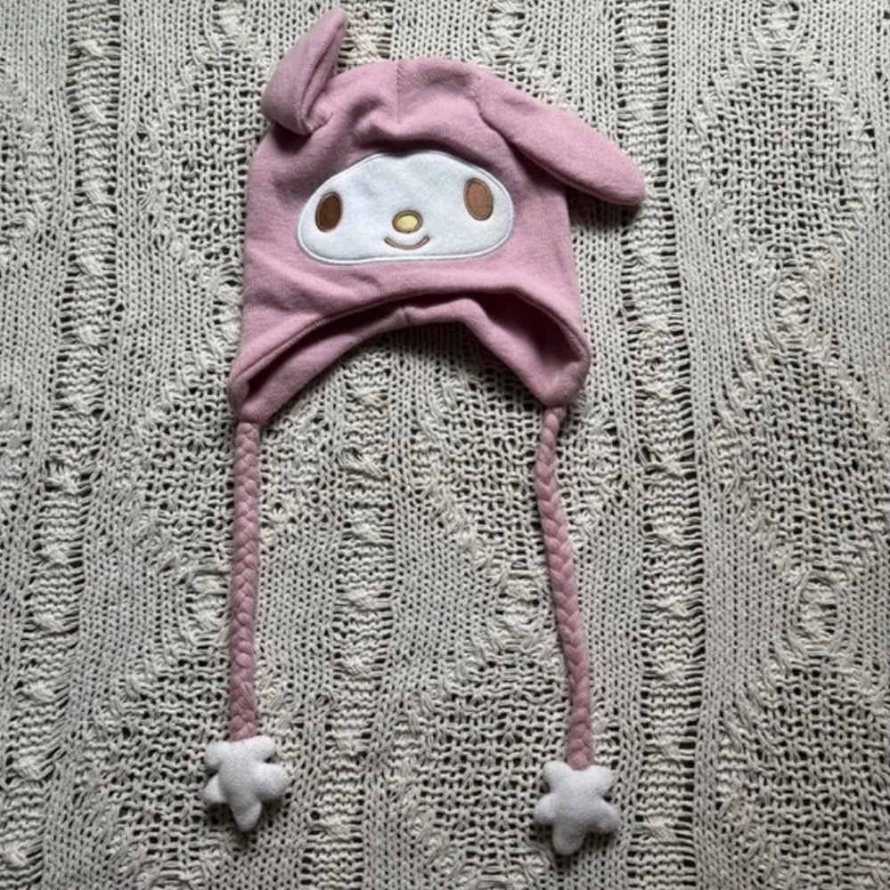 Sanrio My melody knit knitted cute Beanie, pastel pink, cinnamoroll hello kitty